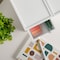 Martha Stewart Weston Stackable White Engineered Wood Boxes with Drawers, Office Desktop Organizers, Set of 3 LY-E115118A-3-WH-MS - alternate 3
